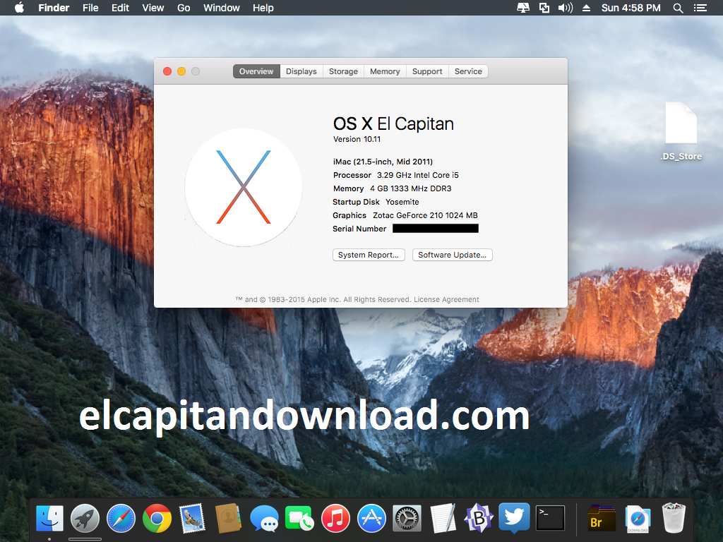 El Capitan App Store Download